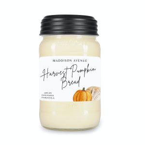 Harvest Pumpkin Bread Mason Jar Candle