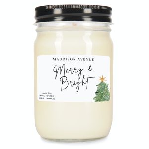 Merry and Bright Jelly Jar Candle