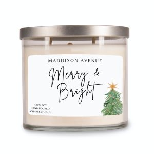 Merry and Bright Cylinder Jar Candle