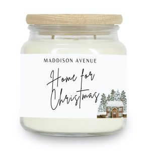 Home for Christmas Farmhouse Pantry Jar Candle