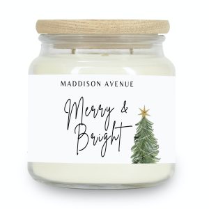 Merry and Bright Farmhouse Pantry Jar Candle