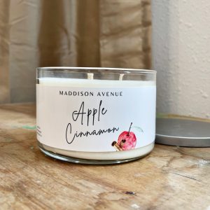 Apple Cinnamon Cylinder Jar Candle