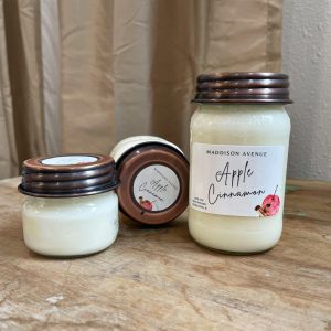 Apple Cinnamon Mason Jar Candle
