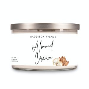 Almond Cream Cylinder Jar Candle