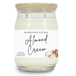 Almond Cream Farmhouse Pantry Jar Candle