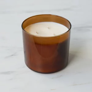 100% Cotton Amber Tumbler Candle