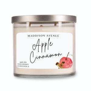 Apple Cinnamon Cylinder Jar Candle