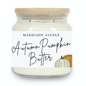 Autumn Pumpkin Butter Farmhouse Pantry Jar Candle