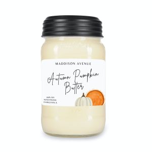 Autumn Pumpkin Butter Mason Jar Candle