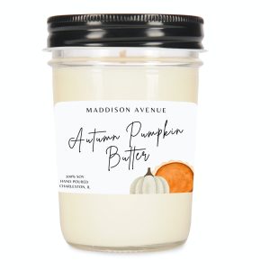 Autumn Pumpkin Butter Jelly Jar Candle
