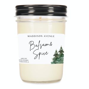 Balsam and Spice Jelly Jar Candle