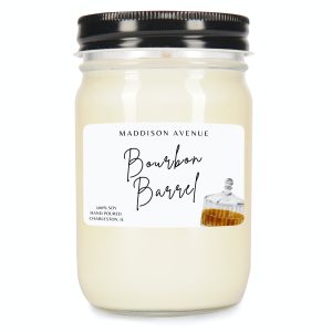 Bourbon Barrel Jelly Jar Candle