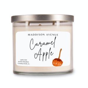 Caramel Apple Cylinder Jar Candle