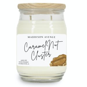Caramel Nut Cluster Farmhouse Pantry Jar Candle