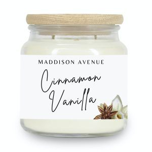 Cinnamon Vanilla Farmhouse Pantry Jar Candle