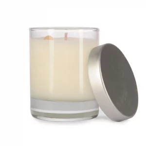 Tangerine Lavender Clear Spa Glass Jar Candle