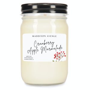 Cranberry Apple Marmalade Jelly Jar Candle