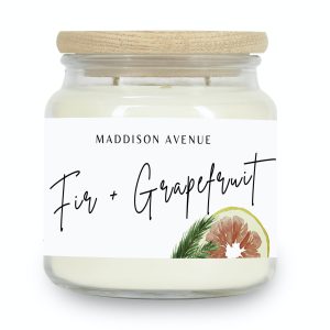 Fir and Grapefruit Farmhouse Pantry Jar Candle