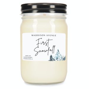 First Snowfall Jelly Jar Candle
