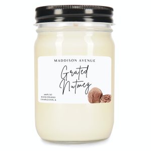 Grated Nutmeg Jelly Jar Candle