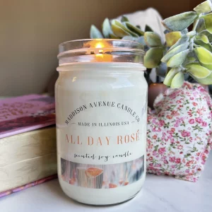 All Day Rosé Jelly Jar Candle