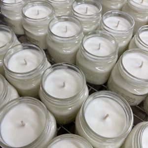 Almond Cream Mason Jar Candle