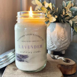Lavender Mason Jar Candle