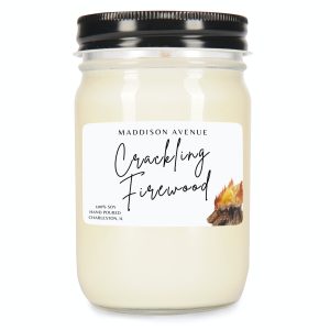 Crackling Firewood Jelly Jar Candle