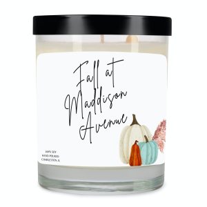 Fall at Maddison Avenue Spa Glass Jar Candle