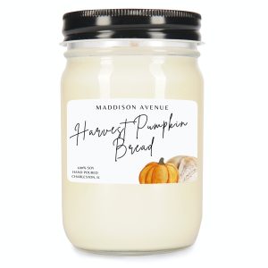 Harvest Pumpkin Bread Jelly Jar Candle