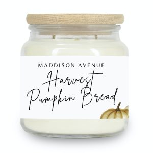 Harvest Pumpkin Bread Farmhouse Pantry Jar Candle