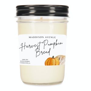 Harvest Pumpkin Bread Jelly Jar Candle