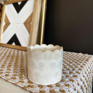 Small Scallop Candle