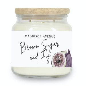 Brown Sugar and Fig Farmhouse Pantry Jar Candle